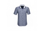 US Basic Mens Short Sleeve Windsor Shirt - Navy