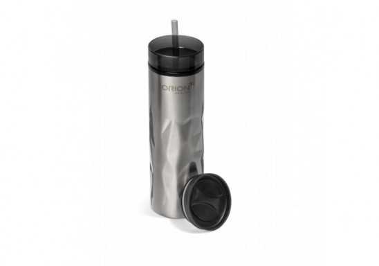 Fire &amp; Ice 2-In-1 Double Wall Tumbler - 435Ml - Silver