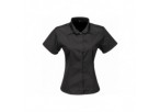 US Basic Ladies Short Sleeve Milano Shirt - Black