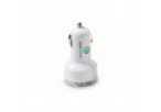 Voyage Dual USB Car Charger - Solid White