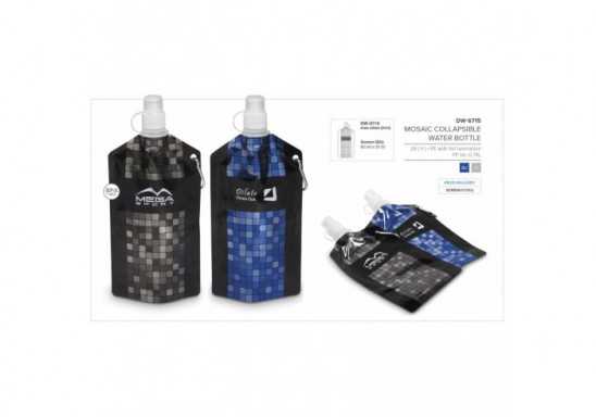 Mosaic Collapsible Water Bottle 740Ml