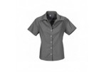 US Basic Aspen Ladies Short Sleeve Shirt - Grey