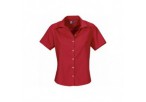 US Basic Aspen Ladies Short Sleeve Shirt - Red