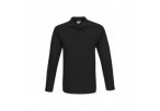 US Basic Mens Long Sleeve Elemental Golf Shirt - Black