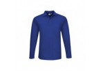 US Basic Mens Long Sleeve Elemental Golf Shirt - Blue