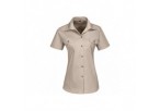 US Basic Ladies Short Sleeve Wildstone Shirt - Khaki