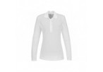 US Basic Ladies Long Sleeve Elemental Golf Shirt - White