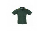 Splice Kids Golf Shirt - Green With Gold