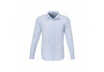 US Basic Mens Long Sleeve Kensington Shirt - Light Blue