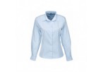 US Basic Ladies Long Sleeve Milano Shirt - Light Blue