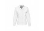 US Basic Ladies Long Sleeve Milano Shirt - White