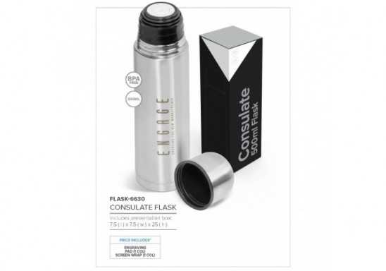 Consulate Double Wall Flask - 500Ml