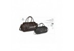 Gary Player Leather Weekend Bag - Brown