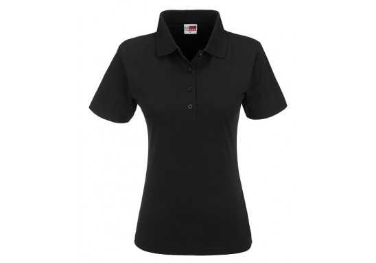 US Basic Ladies Cardinal Golf Shirt - Black