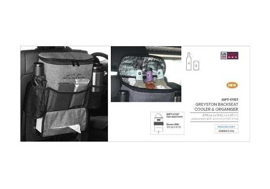 Greyston Backseat Cooler & Organiser