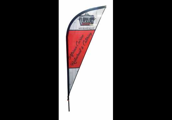 Sharkfin Banners-2m Single Sided