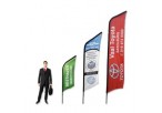 Curved Banners- 2m Single Sided