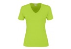 US Basic Ladies Super Club 165 V-Neck T-Shirt - Lime