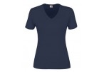 US Basic Ladies Super Club 165 V-Neck T-Shirt - Navy