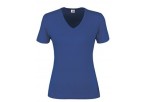 US Basic Ladies Super Club 165 V-Neck T-Shirt - Royal Blue