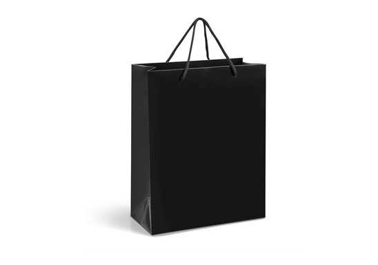 Dazzle Midi A4 Gift Bag - Black