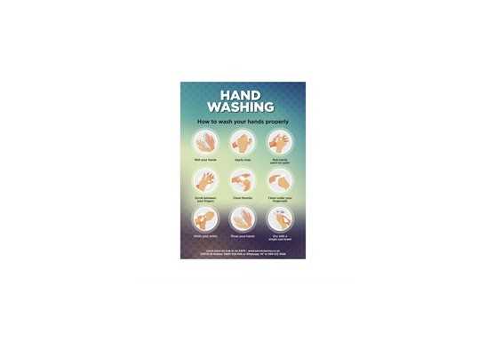 Saturn A2 Hand Wash Poster - Set of 3
