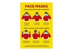 Jupiter A1 Face Masks Poster - Set of 3