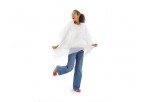 Bubble Poncho - Solid White Only