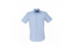 US Basic Aston Mens Short Sleeve Shirt - Light Blue