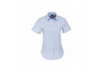US Basic Aston Ladies Short Sleeve Shirt - Light Blue